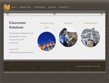 Tablet Screenshot of classroomsolutions.co.uk